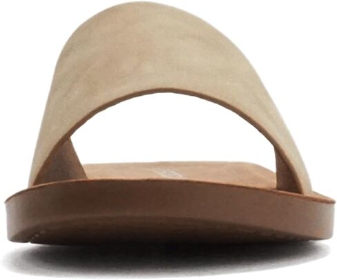 Soda Shoes Efron-S Women Flip Flops Basic Plain Slippers Slip On Sandals Slides Casual Peep Toe Beach in Saudi Arabia
