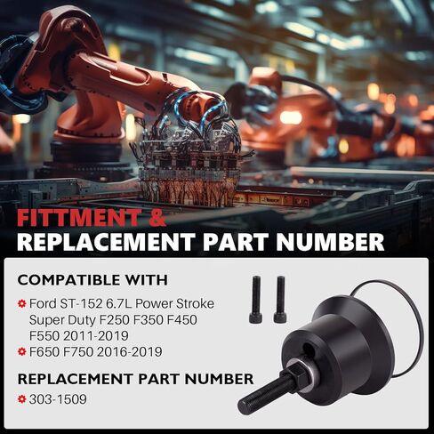 أداة تثبيت ختم العمود المرفقي الأمامي 303-1509 متوافقة مع Ford ST-152 6.7L Power Stroke Super Duty F250 F350 F450 F550 2011-2019 F650 F750 2016-2019 303-1509-01 in Kuwait