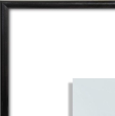 إطار صورة عائم من Americanflat مقاس 16 × 20 مع زجاج مقاوم للكسر - يناسب الصور مقاس 11 × 14 أو إطار صور أصغر حجمًا - مجموعة Fusion Float - إطار عائم لعرض الحائط - أسود in Kuwait