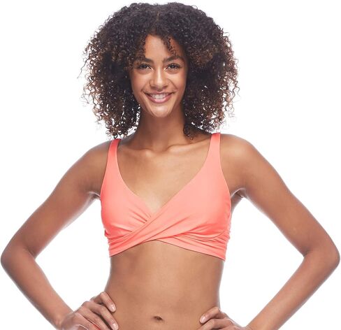 Body Glove Women's Standard Smoothies Orla Solid Hidden Uw Bikini Top Swimsuit with Crossover Neckline in Saudi Arabia