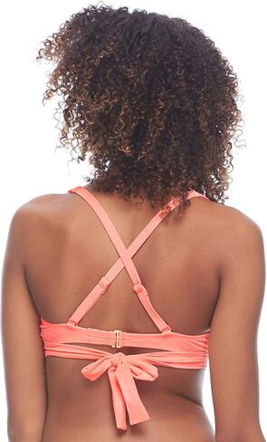 Body Glove Women's Standard Smoothies Orla Solid Hidden Uw Bikini Top Swimsuit with Crossover Neckline in Saudi Arabia