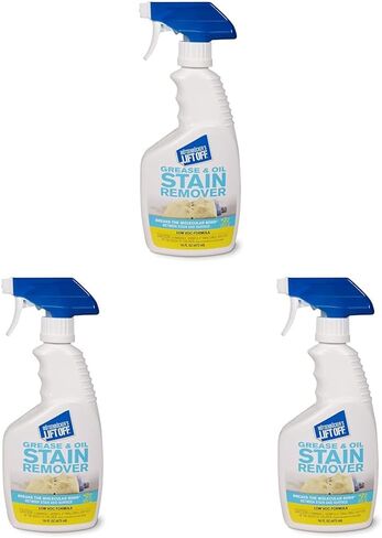 Motsenbocker’s Lift Off 43206 16-Ounce Grease and Oil Stain Remover Spray Eliminates Tough Stains on Carpets Fabric and Upholstery Use as Pre-Wash Laundry Treatment, clear in Saudi Arabia