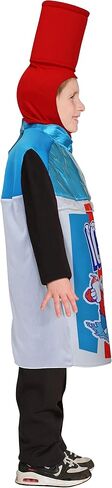 فستان تنكري من Rasta Imposta Icee باللون الأزرق، أزياء تنكرية للأطفال من Slurpee Slushy Slush Puppie Halloween، مقاس الطفل 3-6 in Saudi Arabia