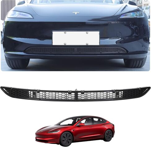 HSB 𝐔𝐩𝐠𝐫𝐚𝐝𝐞𝐝 متوافق مع Tesla New Model 3 2024 غطاء مصبغة فتحة تهوية مدخل الهواء الأمامي in Kuwait