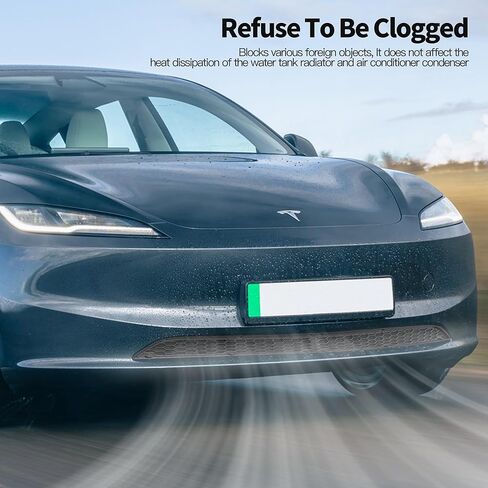 HSB 𝐔𝐩𝐠𝐫𝐚𝐝𝐞𝐝 متوافق مع Tesla New Model 3 2024 غطاء مصبغة فتحة تهوية مدخل الهواء الأمامي in Kuwait