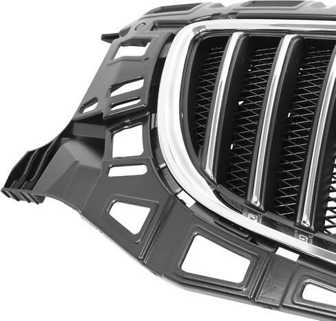 DNA MOTORING OE Style Chrome Bezel Grille Grill, GM1200653, Compatible with 11-13 Buick Regal, w/Base/CXL/Premium, Chrome Black, OEM-GR-GM1200653 in Saudi Arabia
