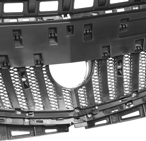 DNA MOTORING OE Style Chrome Bezel Grille Grill, GM1200653, Compatible with 11-13 Buick Regal, w/Base/CXL/Premium, Chrome Black, OEM-GR-GM1200653 in Saudi Arabia