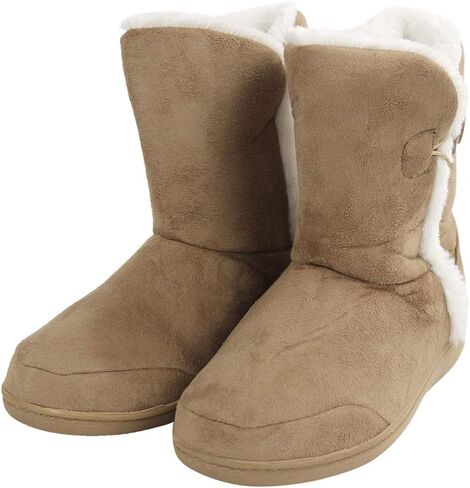 Home Slipper Women's Winter Warm Memory Foam Indoor/Outdoor House Slippers Boots in Kuwait