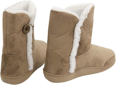 Home Slipper Women's Winter Warm Memory Foam Indoor/Outdoor House Slippers Boots in Kuwait