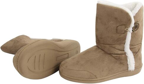 Home Slipper Women's Winter Warm Memory Foam Indoor/Outdoor House Slippers Boots in Kuwait