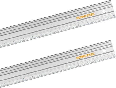 POWERTEC 72110 حواف مستقيمة مقاس 24 و50 بوصة، ضمن .001 بوصة أكثر من 24 بوصة و.003 بوصة أكثر من 50 بوصة مسطحة آليًا، أدوات النجارة الدقيقة لمنشار الطاولة، وطاولة التوجيه، ومنضدة MDF العلوية، والمفاصل، والمسويات in Saudi Arabia
