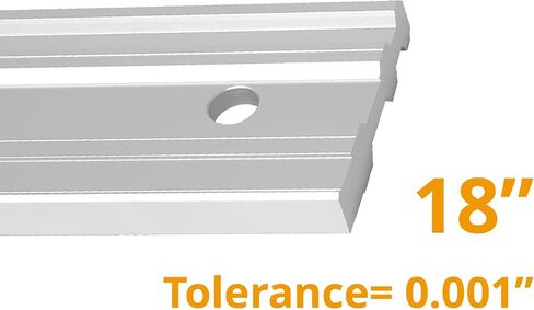 POWERTEC 72110 حواف مستقيمة مقاس 24 و50 بوصة، ضمن .001 بوصة أكثر من 24 بوصة و.003 بوصة أكثر من 50 بوصة مسطحة آليًا، أدوات النجارة الدقيقة لمنشار الطاولة، وطاولة التوجيه، ومنضدة MDF العلوية، والمفاصل، والمسويات in Saudi Arabia