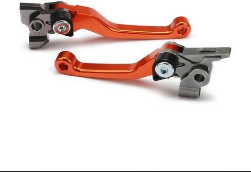 JFG سباق دراجة نارية دواسة فرامل رافعة عتلات قابلة للطي CNC SX SX-F XC XC-F XC-W XCF-W EXC EXC-F FC FE TC TE MC EX 125 150 250 300 350 450 500 2014-2023 الدراجة الترابية البرتقالية in Saudi Arabia