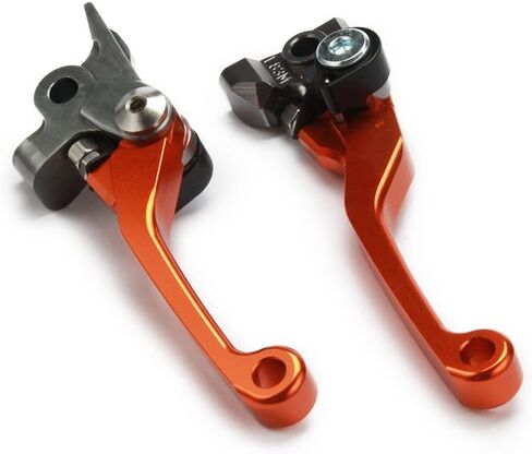 JFG سباق دراجة نارية دواسة فرامل رافعة عتلات قابلة للطي CNC SX SX-F XC XC-F XC-W XCF-W EXC EXC-F FC FE TC TE MC EX 125 150 250 300 350 450 500 2014-2023 الدراجة الترابية البرتقالية in Saudi Arabia