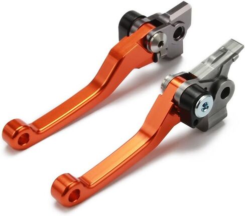 JFG سباق دراجة نارية دواسة فرامل رافعة عتلات قابلة للطي CNC SX SX-F XC XC-F XC-W XCF-W EXC EXC-F FC FE TC TE MC EX 125 150 250 300 350 450 500 2014-2023 الدراجة الترابية البرتقالية in Saudi Arabia