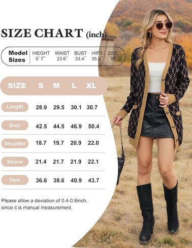 Bebonnie Women's Cozy Knit Long Sleeve Open Front Buttons Cardigan Sweater Outerwears Coats with Pocket in Saudi Arabia