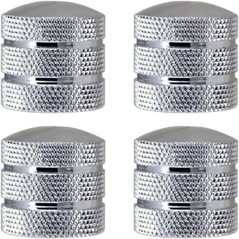 JD Electric Guitar Bass Dome Knobs Metal Volume Tone Control Knobs Turn Buttons O-Ring Pack of 4 (Black) in Saudi Arabia