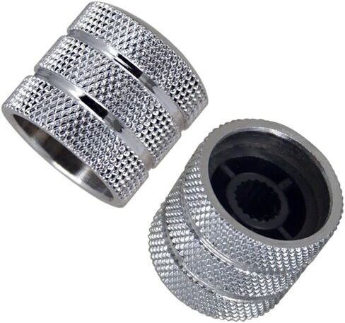 JD Electric Guitar Bass Dome Knobs Metal Volume Tone Control Knobs Turn Buttons O-Ring Pack of 4 (Black) in Saudi Arabia