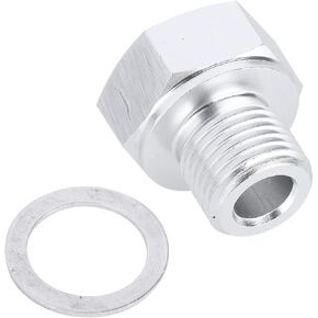 NPT Fitting Adapter, Fitting Adapter NPT 0.125inch Female to Metric M12X1.5 Male Accessory, Fitting Size B 12mm X 1.5