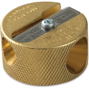 Mobius & Ruppert Grenade Brass Pencil Sharpener - Double Hole