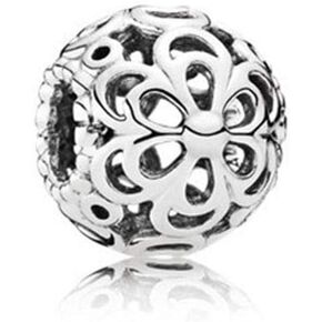 MiniJewelry Daisy Flower Bead Charm fits Pandora Moments Bracelets Women Sterling Silver Birthday Christmas S925 in Kuwait