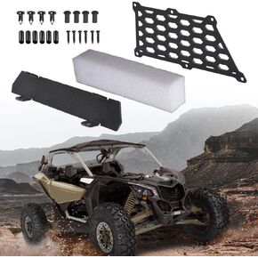 GRAND ORANGE Air Clutch Intake Relocation Kit Noise Reduction Foam Compatible with Can Am Maverick X3 900HO Max Turbo R RR XRC XRS 2017 2018 2019 2020 2021 2022 2023