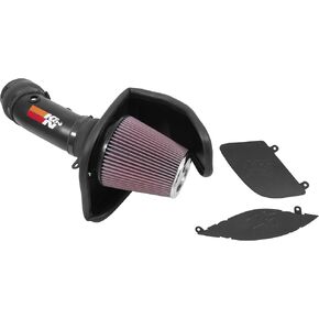 K&N Cold Air Intake Kit: Increase Acceleration & Engine Growl, Guaranteed to Increase Horsepower up to 24HP: Compatible with 6.2L, V8, 2017-2019 Dodge (Charger, Challenger) , 69-2553TTK