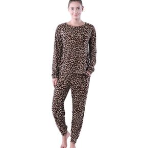Coolwife Women's Pajamas Sets Printed Soft Long Sleeve Tops and Pants Sleepwear Lounge Pjs Jogger Set