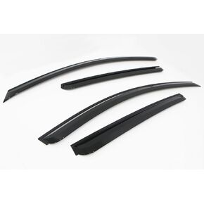 AUTOCLOVER Smoked Window Visor Deflector Sun Rain Vent Guard 4p compatible with 2012-2015 Captiva Sport