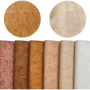 8 Pcs Colored Faux Suede PU Leather Fabric, Soft Smooth Synthetic Crafts Leather Fabric for Handicraft DIY Projects (21cmx30cm)
