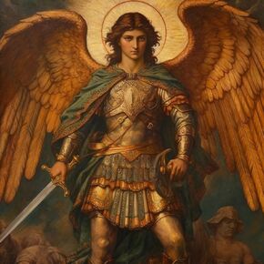 Betepefet DIY 5D Diamond Art Kits Painting for Adults Saint Michael The Archangel - Religious 35x35cm/13.7x13.8inches