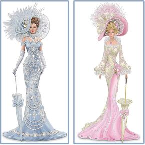 VAVCASE 2 Pack DIY 5D Diamond Art Painting Kits, Special Shaped Rhinestones, Partial Drill Lady with Hat Crystal Diamond Art Crafts Kits (12x24 inch)