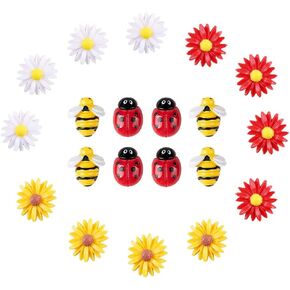 18pcs Coffee Bear Shoe Charms Resin Shoe Charms Kawaii Shoe Charms Bracelet Clog Sandal Shoes Decorated Charms for Adult Woman