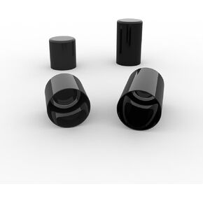 Black 4-Point Docking Hardware Covers Kit for Harley Davidson Touring Street Glide, Electra Glide, Road Glide, Road King 2009-2024