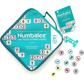 Fun & Educational Learning Games - Over 12 Original Number Games - Up to 8 Players - Fast Paced Mental Math Game Game - Compact & Portable - Ideal for Travel - Age 6+