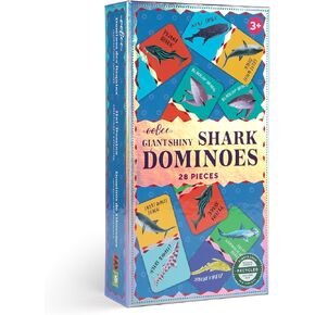 eeBoo Shiny Giant Shark Dominoes, 1 EA