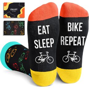 Zmart Cyclist Gifts for Men Women Teens - Gifts for Bicycle Enthusiasts, Mountain Biking Gifts, Bike Rider Gifts, Bicycle Socks, Mountain Bike Socks