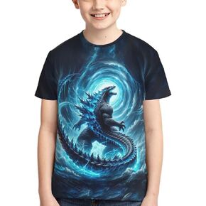 Boys' Short Sleeve T Shirt Game Graphic Crewneck Tshirts 3D Printed Cartoon Tee Shirt for Youth Boys Girls Teen 6-16