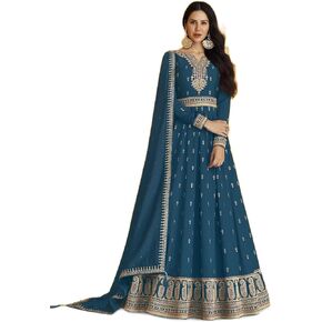 ready to wear Indian wedding Anarkali Gown salwar kameez suit for women 9230