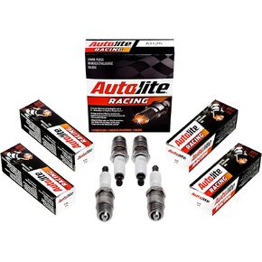 Autolite AR25-4PK High Performance Racing Resistor Spark Plug, Pack of 4