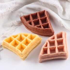 Waffle Candle Mold Waffle Silicone Candle Molds Waffles Bread Resin Casting Mold for Candle Making Aromatherapy Gypsum Candle Home Decorate Mold Resin Clay Craft