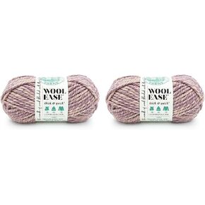 Lion Brand Yarn Woolease Thick & Quick Yarn, 1 Pack, Bubbles