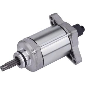 MINSTAR Starter Motor Compatible with Honda ATV TRX420FA /FE/TE/FM/TM/FPE/FPM, TRX500FE(1,2) /FM(1,2,5,6,7) /FPE/FPM/FA(5,6,7),SXS500M2 Pioneer 500,Replace # 31200-HP5-601, 31200-HR0-F01.