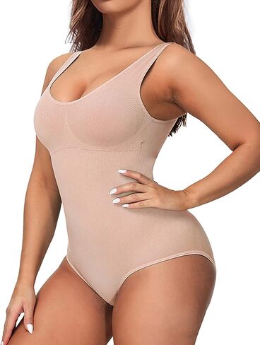 HANERDUN Body Shaper for Women Tummy Control Shapewear Bodysuit Tank Tops Seamless Vest Full Shapewear for Women in Saudi Arabia