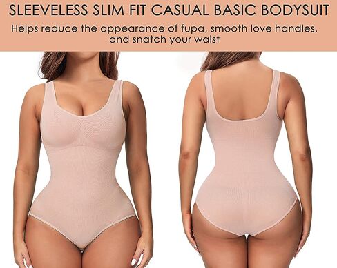 HANERDUN Body Shaper for Women Tummy Control Shapewear Bodysuit Tank Tops Seamless Vest Full Shapewear for Women in Saudi Arabia