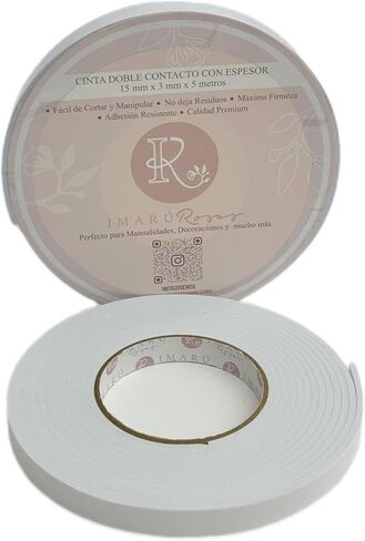 Double Sided Tape for Crafts, Arts, Scrapbooking, Double-Sided Adhesive Tape with Thickness Special for Arts, Photography. (3 mm (0.11 in) Thick x 3,6 cm (0.59 in) Width) in Kuwait