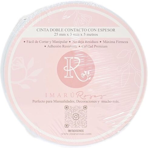 شريط لاصق مزدوج كارا للأيدي، سكرابوكينغ، الفن، ألبومات التسجيلات، شريط لاصق مزدوج كارا مع تغطية خاصة للحرف اليدوية. (بلانكو، 3 مم (0.11 بوصة) × 1,5 سم (0.59 بوصة)) in Kuwait