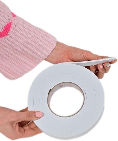 شريط لاصق مزدوج كارا للأيدي، سكرابوكينغ، الفن، ألبومات التسجيلات، شريط لاصق مزدوج كارا مع تغطية خاصة للحرف اليدوية. (بلانكو، 3 مم (0.11 بوصة) × 1,5 سم (0.59 بوصة)) in Kuwait