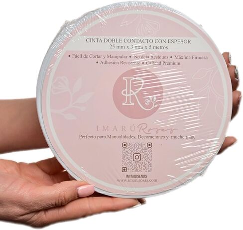 شريط لاصق مزدوج كارا للأيدي، سكرابوكينغ، الفن، ألبومات التسجيلات، شريط لاصق مزدوج كارا مع تغطية خاصة للحرف اليدوية. (بلانكو، 3 مم (0.11 بوصة) × 1,5 سم (0.59 بوصة)) in Kuwait