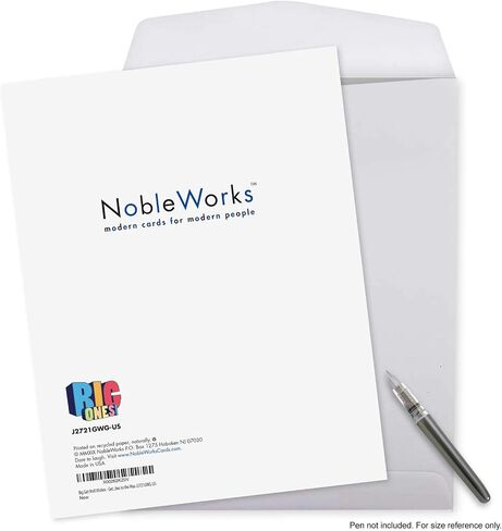 NobleWorks - Big Funny Group Get Well Card (8.5 x 11 Inch) - Jumbo Feel Better Soon from All of Us, Hospital, Sick - Big Get Well Wishes J2721GWG-US in Saudi Arabia